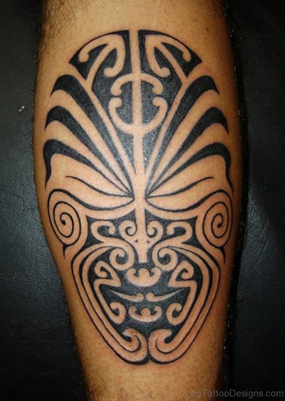 Ultimate Tribal Mask Tattoo