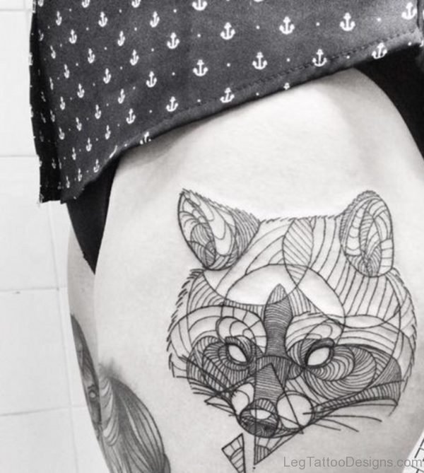 Unique Fox Tattoo
