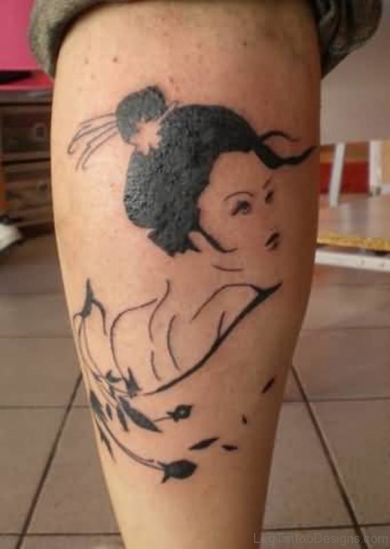 Unique Geisha Tattoo