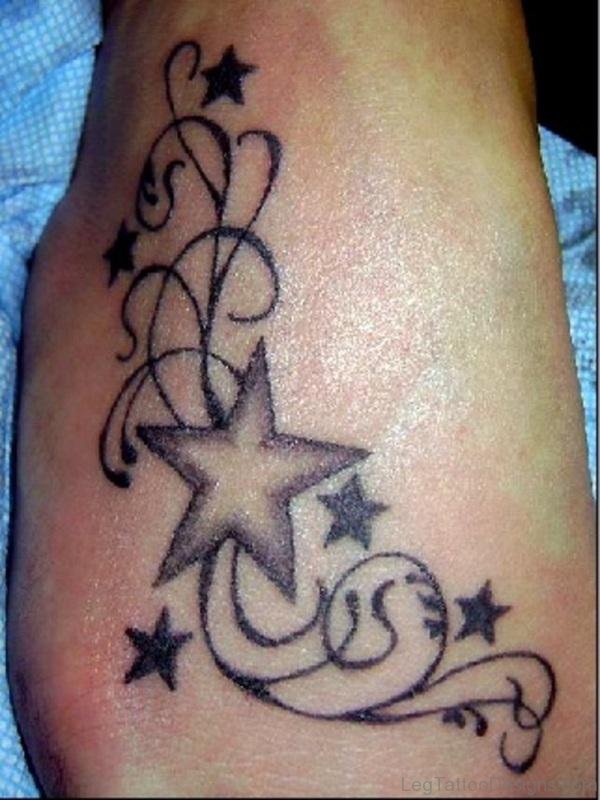 Unique Stars Tattoo