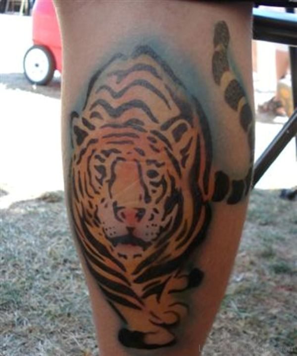 Unique Tiger Tattoo