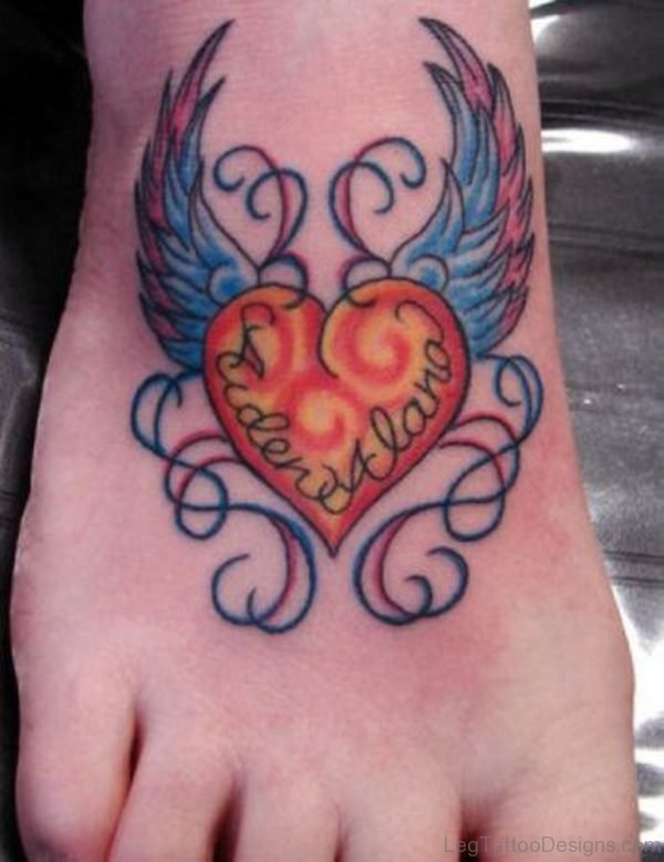 Winged Heart Tattoo