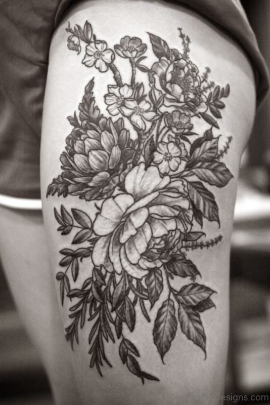 Wonderful Flower Tattoo