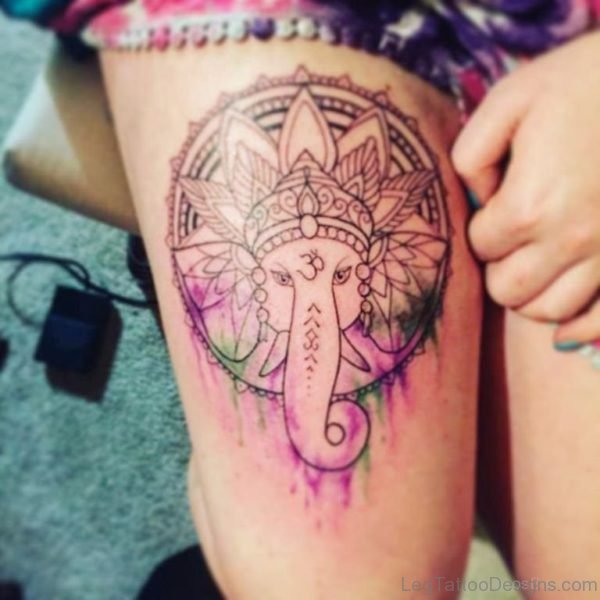 Wonderful Ganesha Tattoo