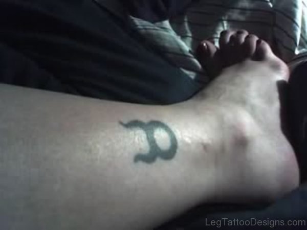 Zodiac Taurus Tattoo On Leg