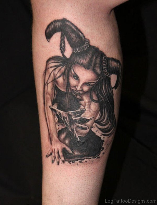 Zombie Girl Tattoo 