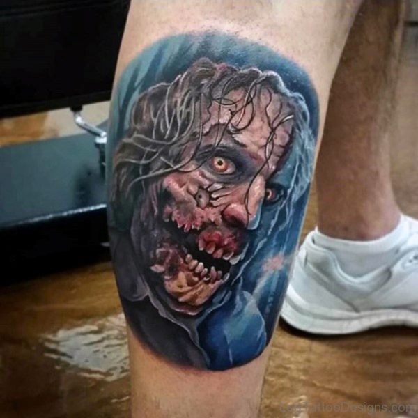 Zombie Portrait Tattoo