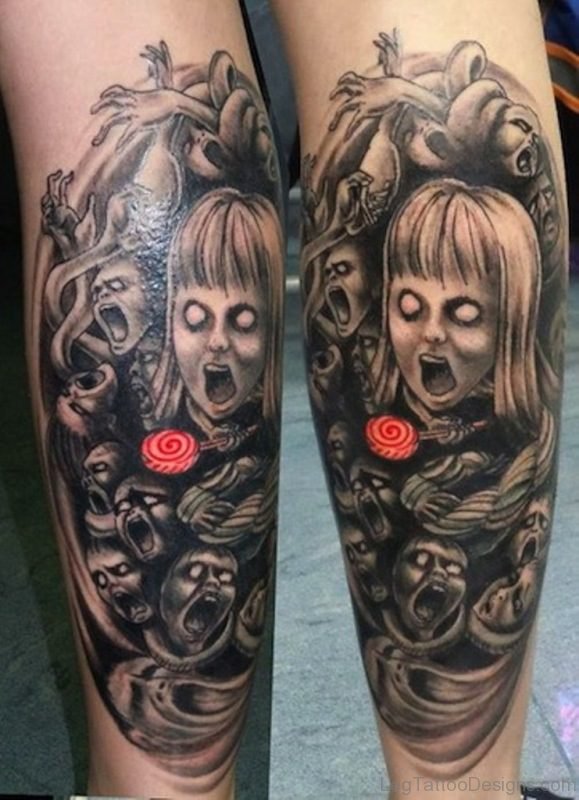 Zombie Tattoo Design